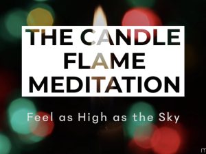 Candle flame meditation